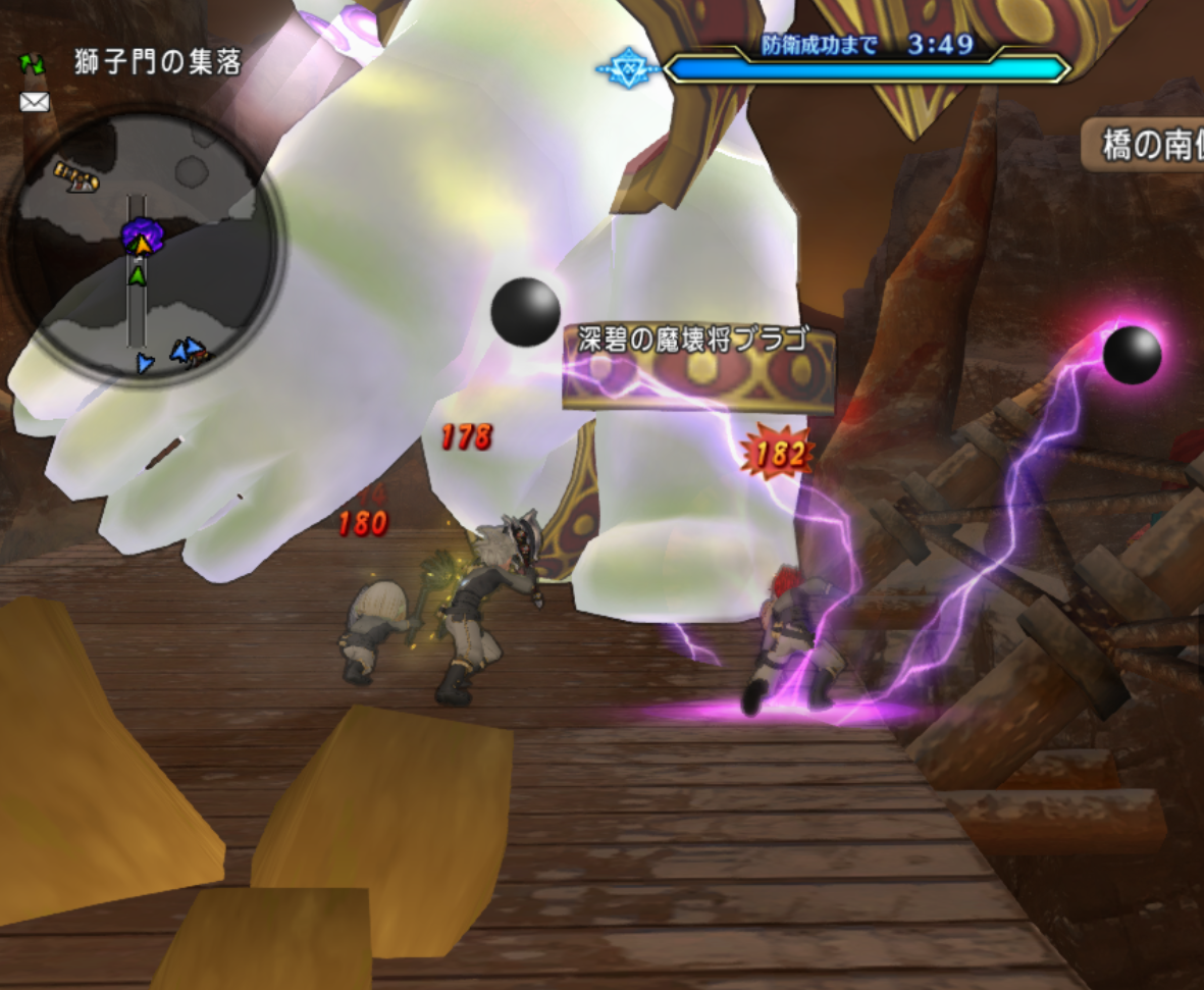 防衛軍 無傷防衛 深碧の造魔兵団パラディン３人構成 まじめもふ冒険日誌 ドラクエ１０冒険記